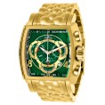 Invicta Men's 27958 S1 Rally Quartz Multifunction Green, Gold Dial Watch