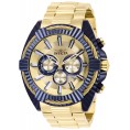 Invicta Men's 28040 Bolt Quartz Chronograph Gold, Blue Dial Watch