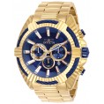 Invicta Men's 28043 Bolt Quartz Chronograph Gold, Blue Dial Watch