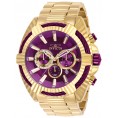 Invicta Men's 28044 Bolt Quartz Chronograph Gold, Red Dial Watch