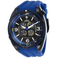 Invicta Men's 28077 Aviator Quartz Multifunction Black Dial Watch