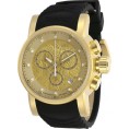 Invicta Men's 28188 S1 Rally Quartz 3 Hand Gold Dial Watch