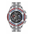 Invicta Men's Bolt 28200 Quartz 3 Hand Black, Blue, Red Dial Watch