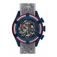 Invicta Men's 28219 Bolt Quartz 3 Hand Black, Blue, Red Dial Watch