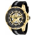 Invicta Men's 28304 S1 Rally Automatic 3 Hand Black, Gold Dial Watch