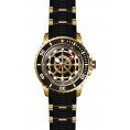 Invicta Men's 28314 Pro Diver Automatic 3 Hand Black, Gold Dial Watch