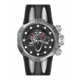 Invicta Men's 28382 Venom Quartz Chronograph Black, Silver Dial Watch