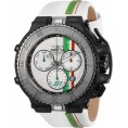 Invicta Men's 28401 S1 Rally Quartz Chronograph White, Green, Red Dial Watch