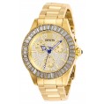 Invicta Women's 28448 Angel Quartz Chronograph Pave, Gold Dial Watch