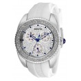 Invicta Women's 28482 Angel Quartz 3 Hand Pave, White Dial Watch