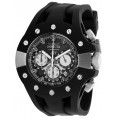 Invicta Men's 28565 S1 Rally Quartz 3 Hand Black, White Dial Watch