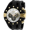 Invicta Men's 28569 S1 Rally Quartz 3 Hand Gold, Silver, Black Dial Watch