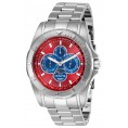 Invicta Men's 28596 Specialty Quartz 3 Hand Blue, Red Dial Watch