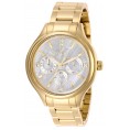 Invicta Women's 28654 Angel Quartz 3 Hand White Dial Watch