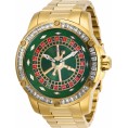 Invicta Men's 28713 Specialty Automatic 3 Hand Black, Red, Green, Gold Dial Watch