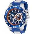 Invicta Men's 28717 Pro Diver Quartz Chronograph Blue, Orange Dial Watch