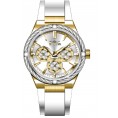 Invicta Women's 28913 Bolt Quartz Chronograph Gold, Silver Dial Watch