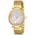 Invicta Women's 28917 Angel Quartz Chronograph Gold, White Dial Watch