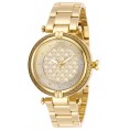 Invicta Lady 28927 Bolt Quartz 3 Hand Gold Dial Watch