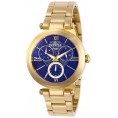 Invicta Women's 28935 Angel Quartz 3 Hand Gold, Blue Dial Watch