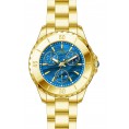 Invicta Women's Angel 29108 Quartz 3 Hand Gold, Blue Dial Watch