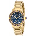 Invicta Lady 29116 Angel Quartz 3 Hand Blue Dial Watch