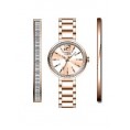 Invicta Women's Angel 29272 Quartz 3 Hand Rose Gold Dial Watch