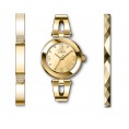 Invicta Women's 29331 Angel Quartz 3 Hand Gold Dial Watch