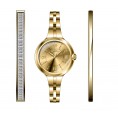 Invicta Women's 29340 Angel Quartz 3 Hand Gold Dial Watch