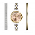 Invicta Women's 29346 Angel Quartz 3 Hand Rose Gold Dial Watch