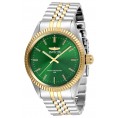 Invicta Men's 29379 Specialty Quartz 3 Hand Green Dial Watch