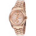 Invicta Lady 29450 Specialty Quartz 3 Hand Rose Gold Dial Watch