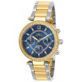 Invicta Women's 29924 Angel Quartz 3 Hand Blue, Gold Dial Watch