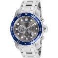 Invicta Men's 80059 Pro Diver Quartz 3 Hand Grey Dial Watch