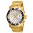 Invicta Men's Pro Diver 80067 Quartz Chronograph Silver Dial Watch