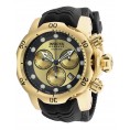 Invicta Men's 90147 Venom Quartz Chronograph Gold, Black Dial Watch