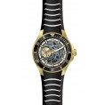 Technomarine Men's TM-118023 Automatic 3 Hand Black Transparent Dial Watch